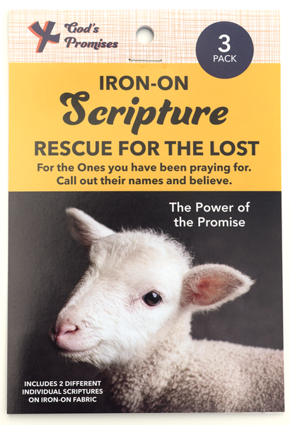 Iron-on Scripture, Rescue for the Lost