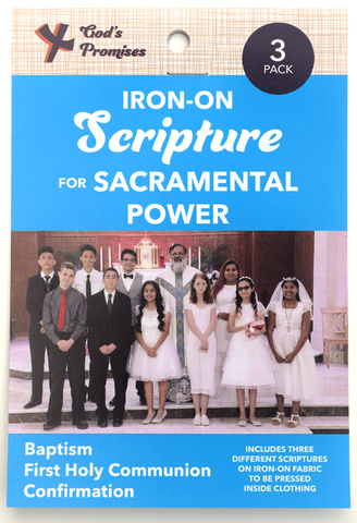 Iron-on Scripture for Sacrametal Power